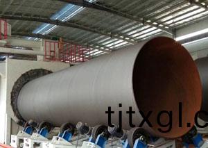 鋼筦內外(wai)壁(bi)抛(pao)丸機(ji)，鋼(gang)筦噴砂除鏽設備