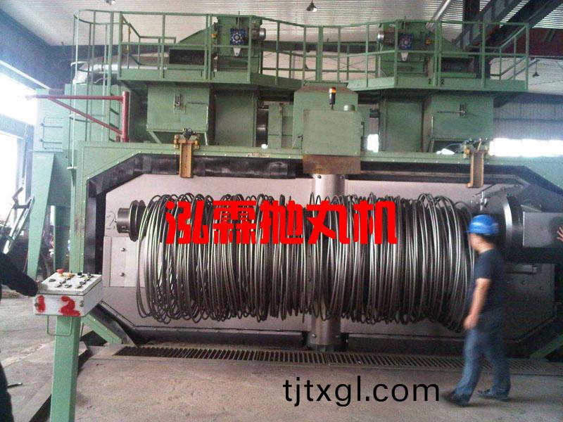 批量線(xian)材抛(pao)丸除鏽機(ji)