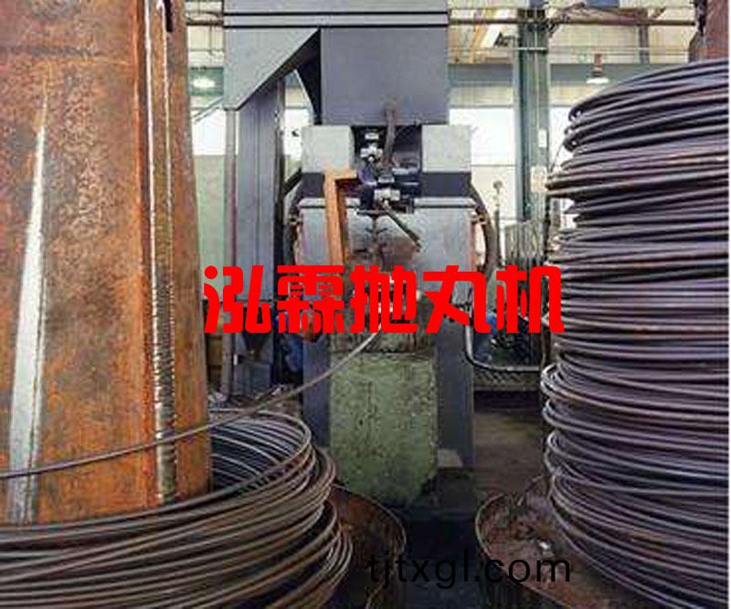 單(dan)根線材(cai)抛(pao)丸除(chu)鏽(xiu)機(ji)