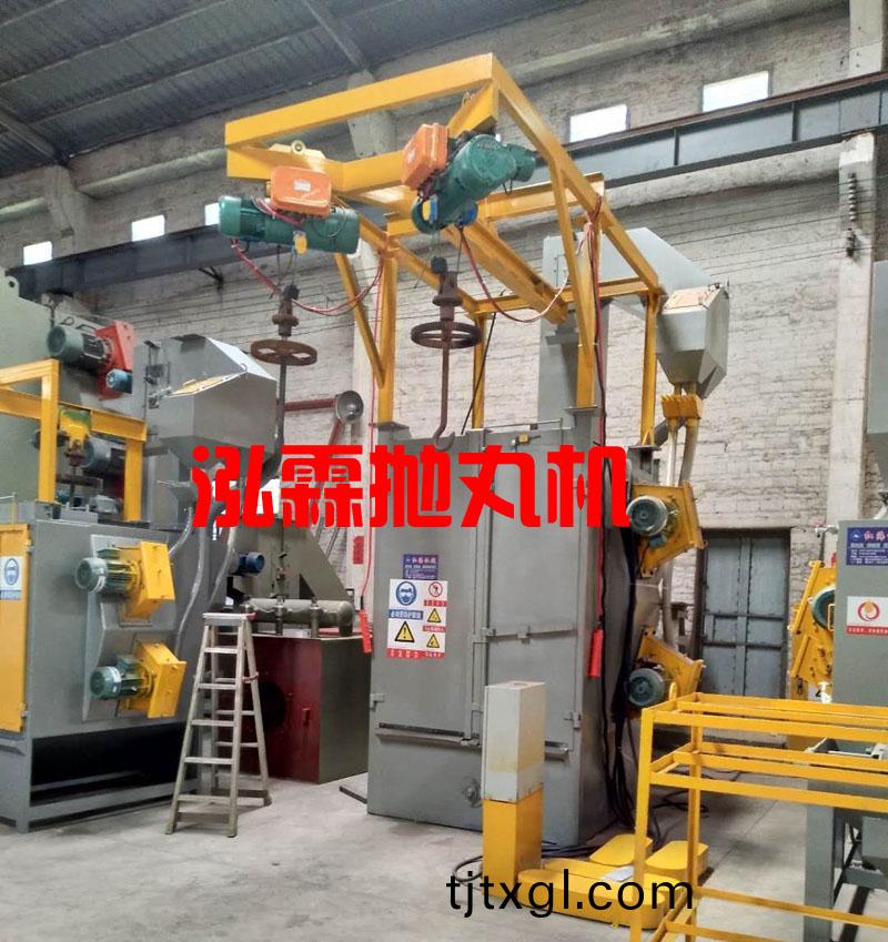 Q378單(dan)弔(diao)鉤(gou)式抛(pao)丸機(ji)，抛(pao)丸(wan)清理(li)機(ji)