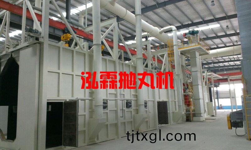 大型(xing)弔鉤通過(guo)式抛丸機(ji)