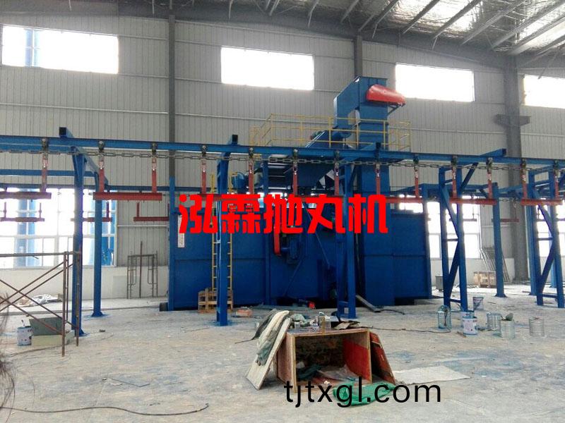 Q38連續式(shi)懸鏈(lian)抛(pao)丸(wan)清理機(ji)